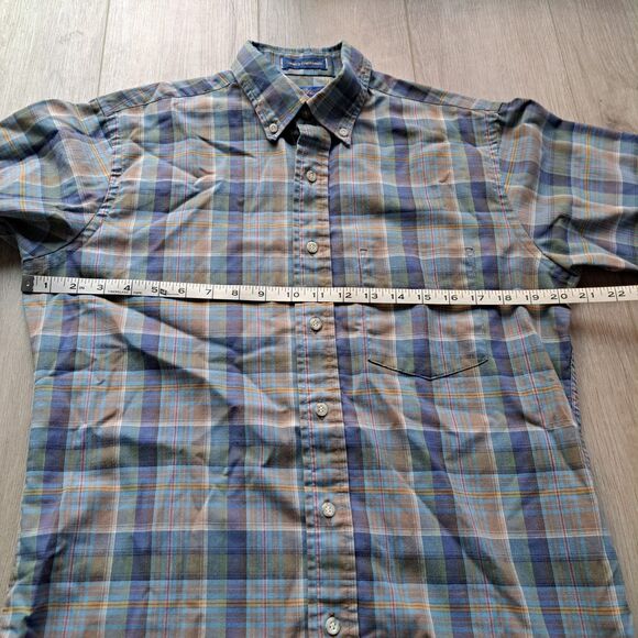 Vintage Pen West Country Traditionals by Pendleton Shirt Short Sleeve Plaid M - Picture 5 of 8